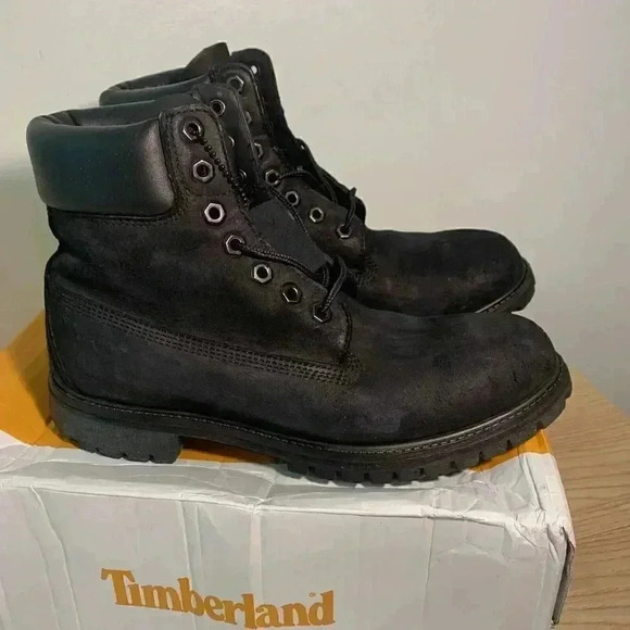 Timberland Other - 1483. Timberland Premium 6 In Waterproof Boot Black Numbuck-US 8.5 Mens